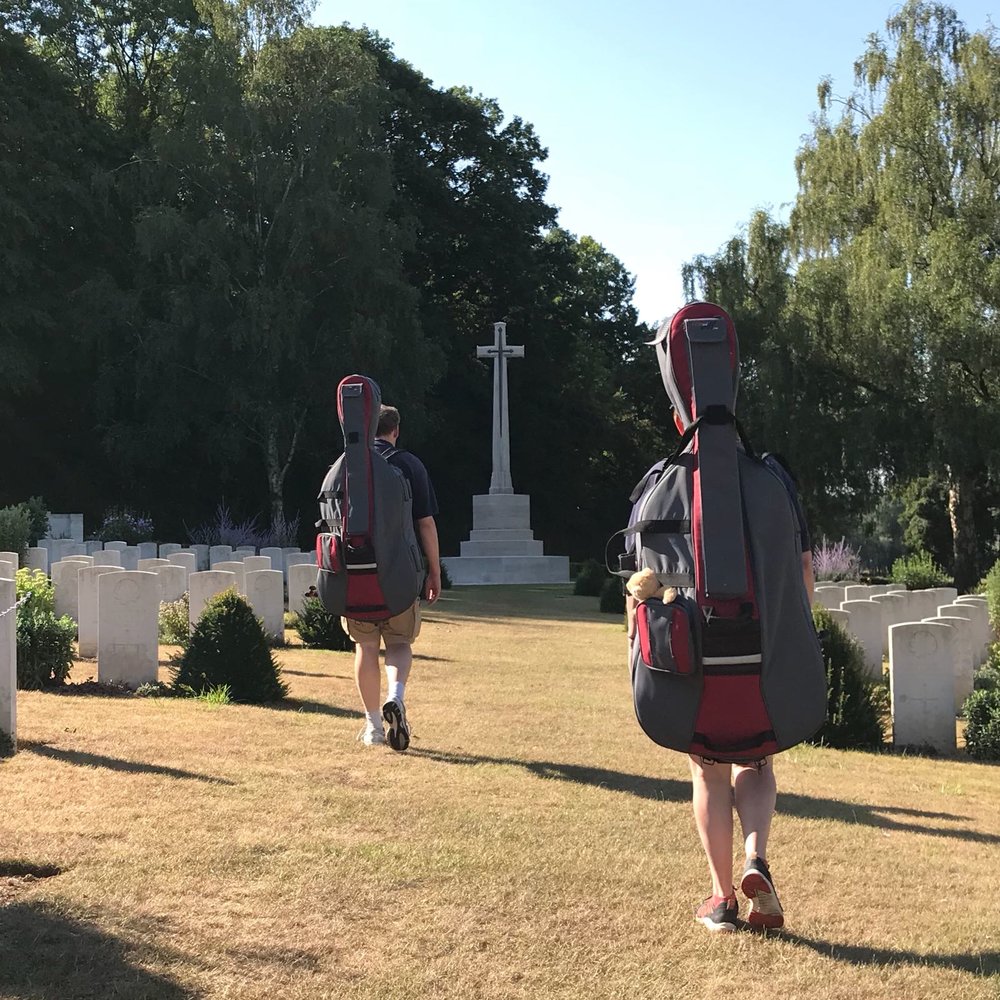 The cemetery at Ecoivres