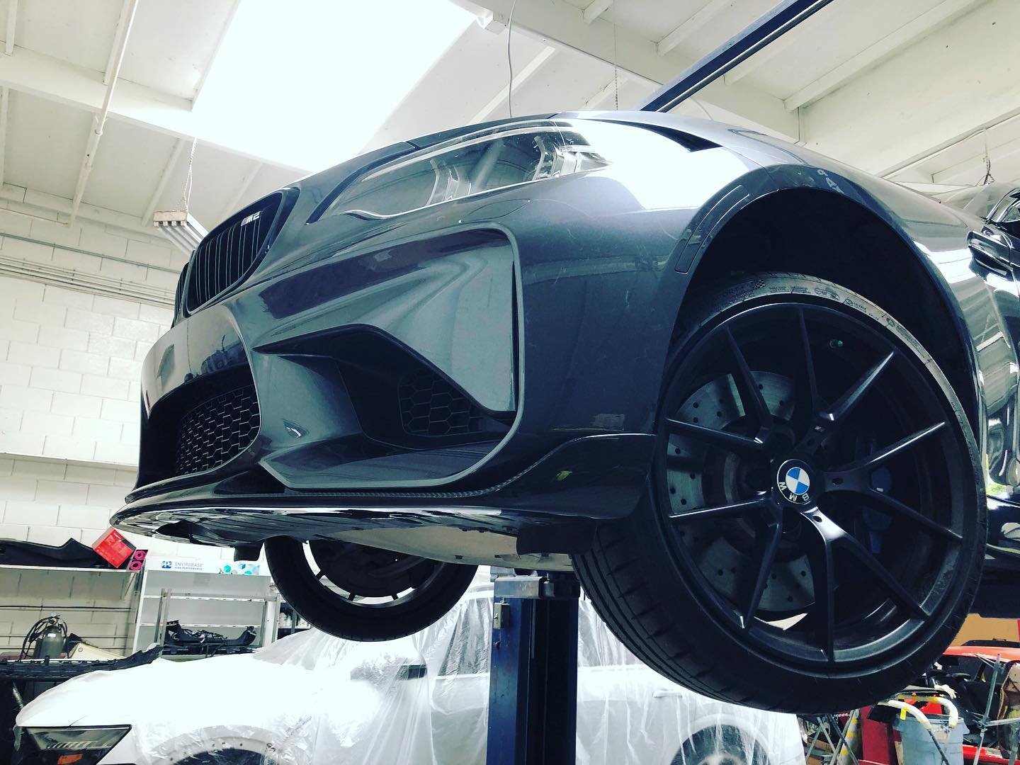 BMW F87 M2. Front Carbon Lip Install. Rear Diffuser Install. Complete Paint Correction. Front Bumper Insurance Collision Repair Replaced with OEM BMW Part @peterpanbmw. #auto #automotive #autobody #bmw #bmwm #bmwlove #bmwgram #bmwclub #bmwm2 #bmwusa 