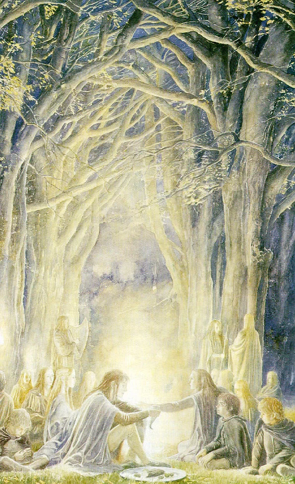 Warmth, firelight and solace: Another Alan Lee Illustration