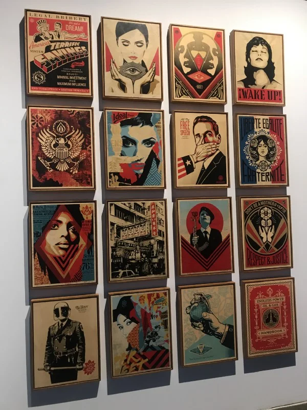 Damaged, a Solo Show by Shepard Fairey, Library Street Collective, Los Angeles