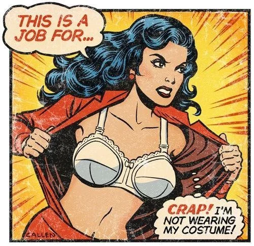 Even Wonder Women forgets who she is sometimes… comic loving used by the brilliant Kerry Callen