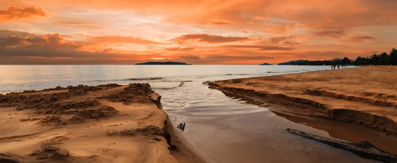 where the waters meet, stock photo.