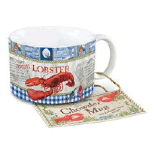 Chowder Mug-- pronounced "chowda'..