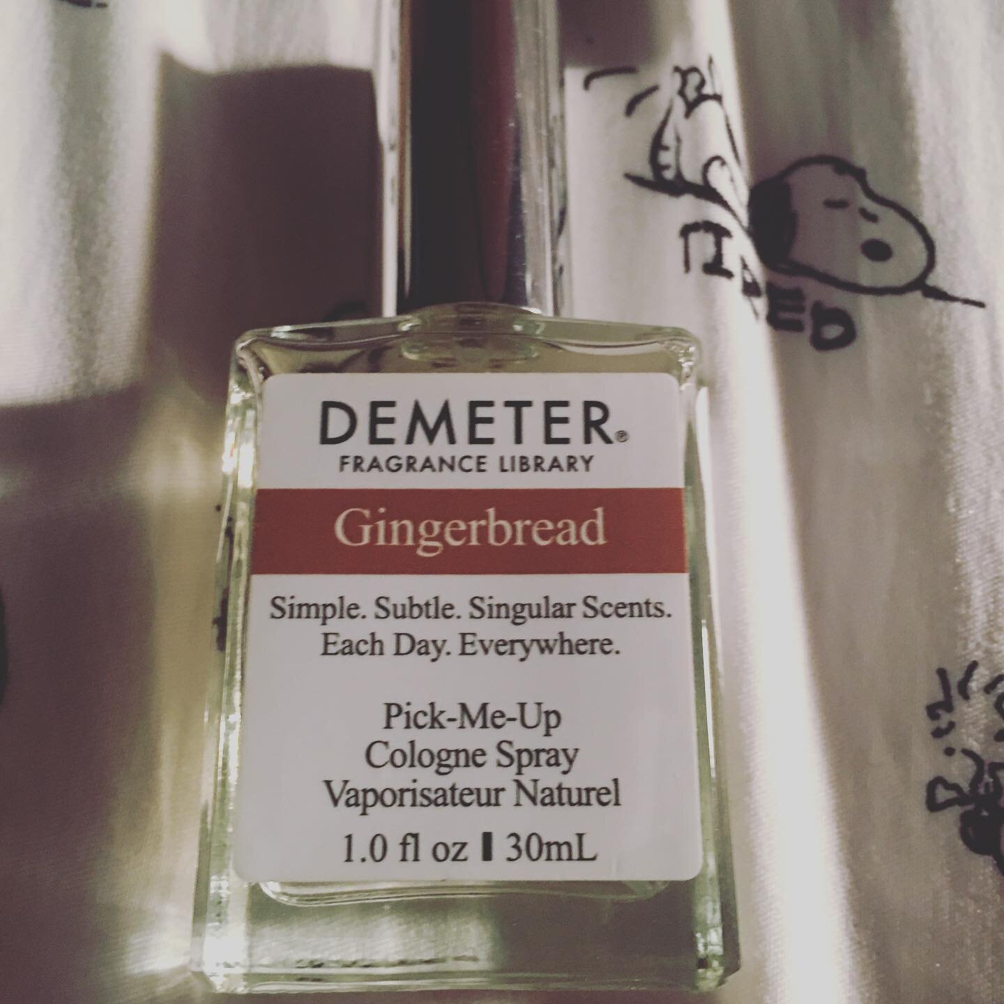 I would be very happy if my house smelled like this. In the meantime I&rsquo;m walking in a gingerbread cloud #ilovefragrance #demeter #fragrance