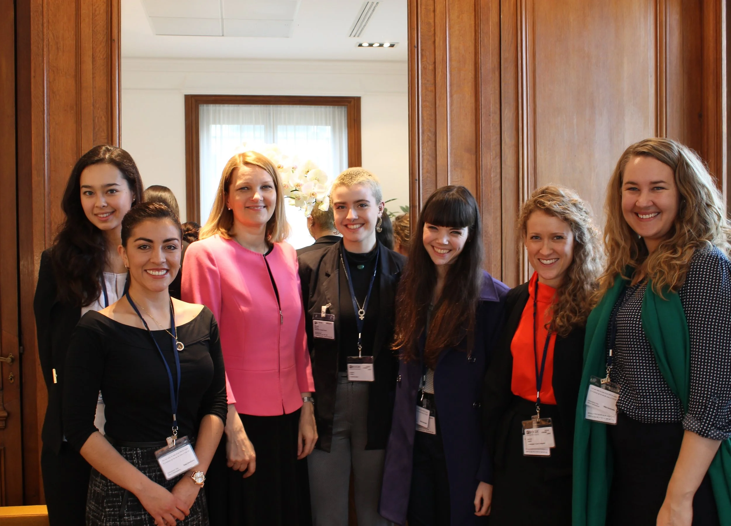 OECD scholars meeting with Former Prime Minister of Finland Mari Kiviniemi (paris, 2016)