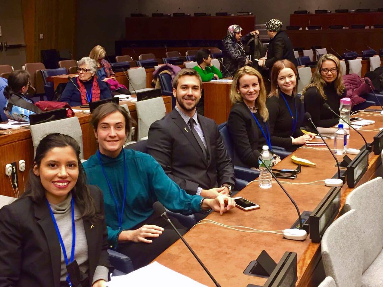 Delegates seated at the plenary session of the 61st session of the UNCSW at the UN Headquarters