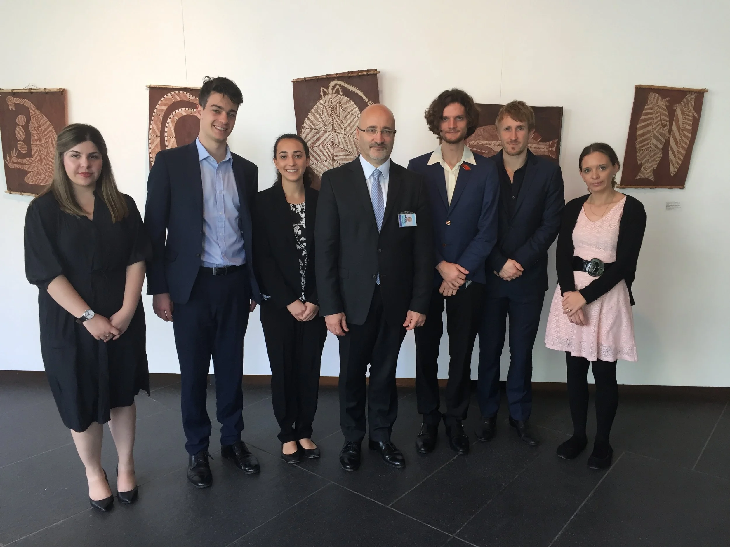 Australian Ambassador to UNESCO and Deputy Head of Mission at the Paris Embassy, H. E. Mr Angus Mackenzie.