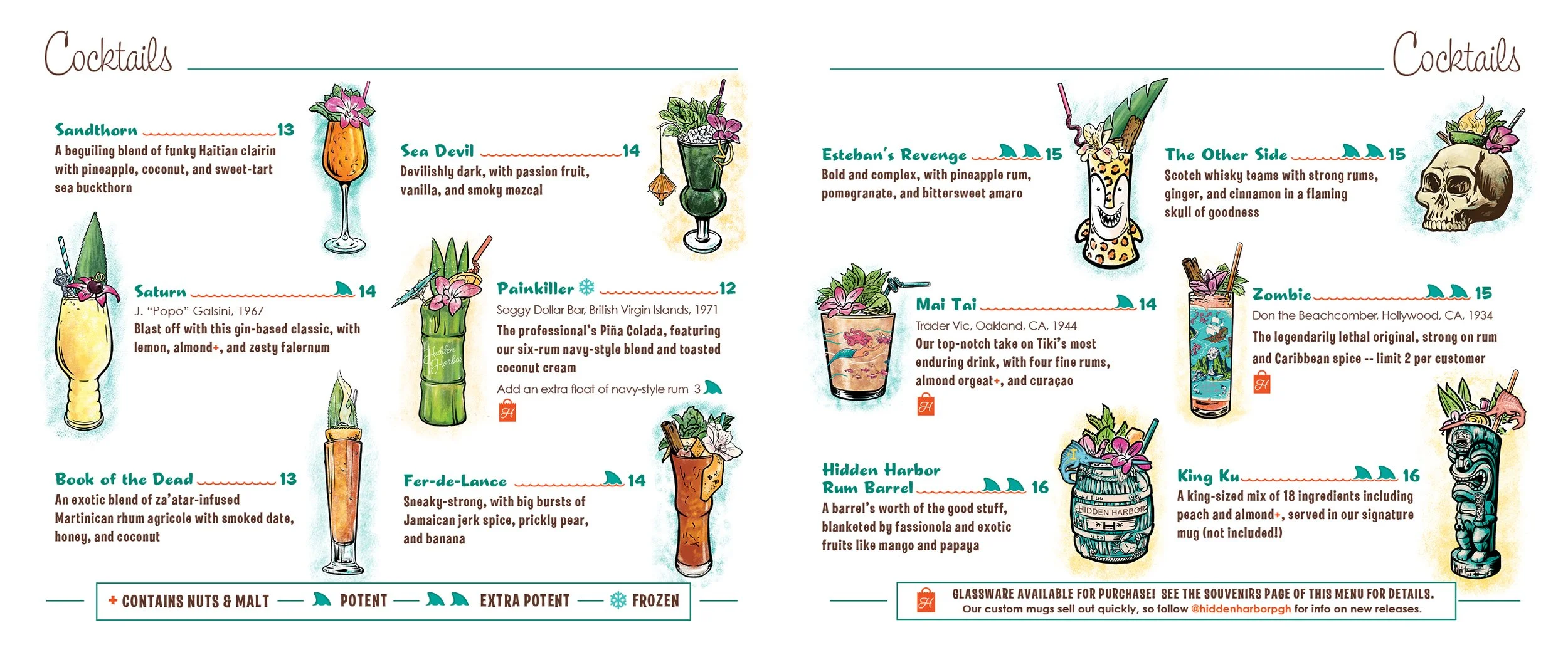 Menu — Hidden Harbor