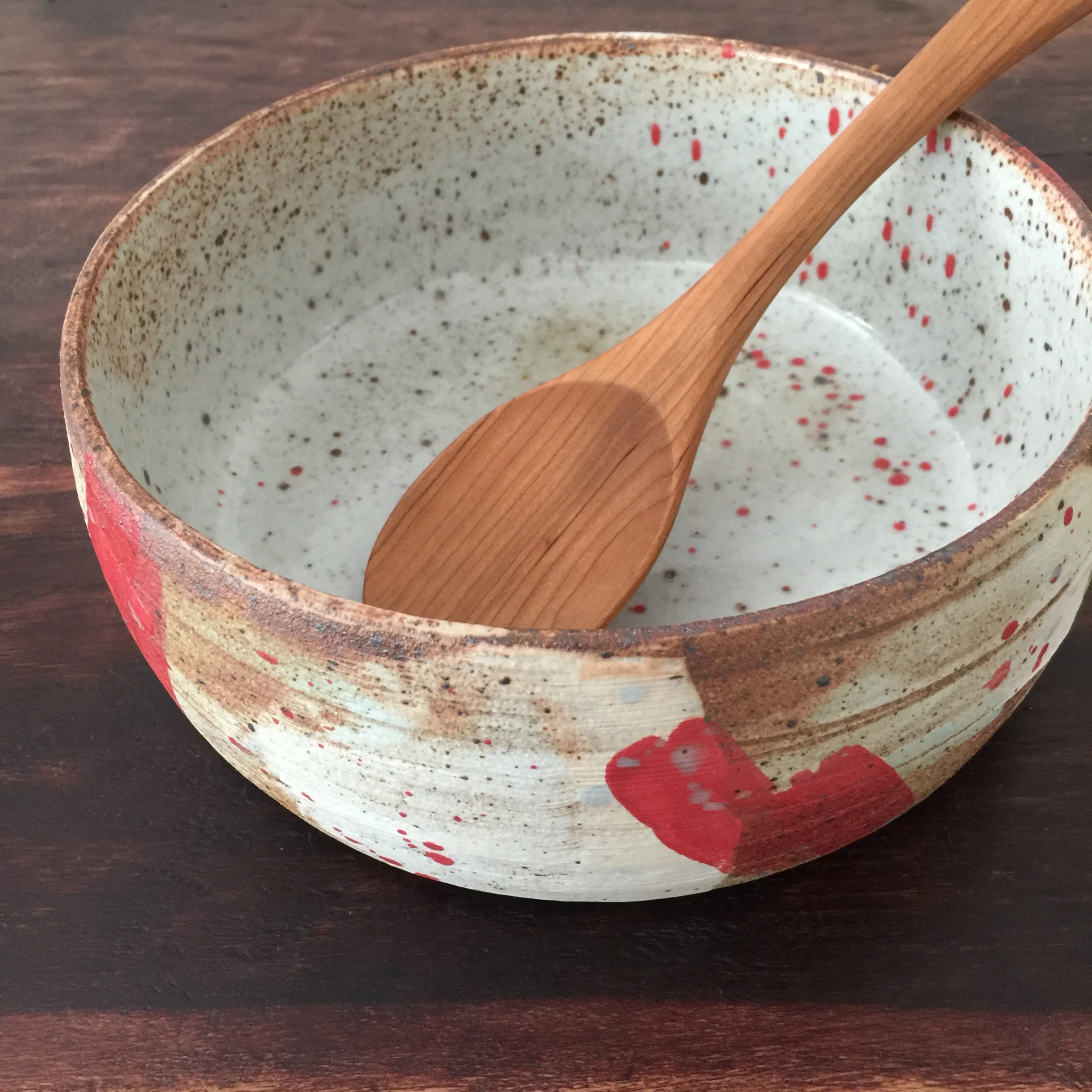splatter serving bowl