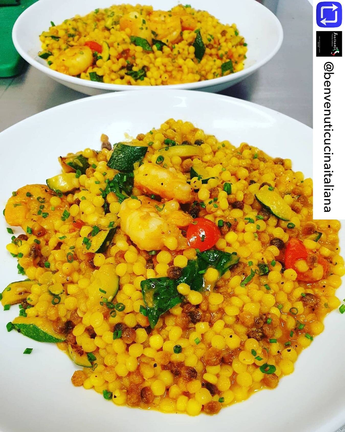 Perfect comfort food! #fregola from @lacasadelgrano #proudsupplier Repost from @benvenuticucinaitaliana using repost_now_app - No its not lentils 🤣 This is a Sardinian type of pasta called &quot;Fregola&quot;🍝
&quot;Fregola Sarda&quot;Typical Sardi