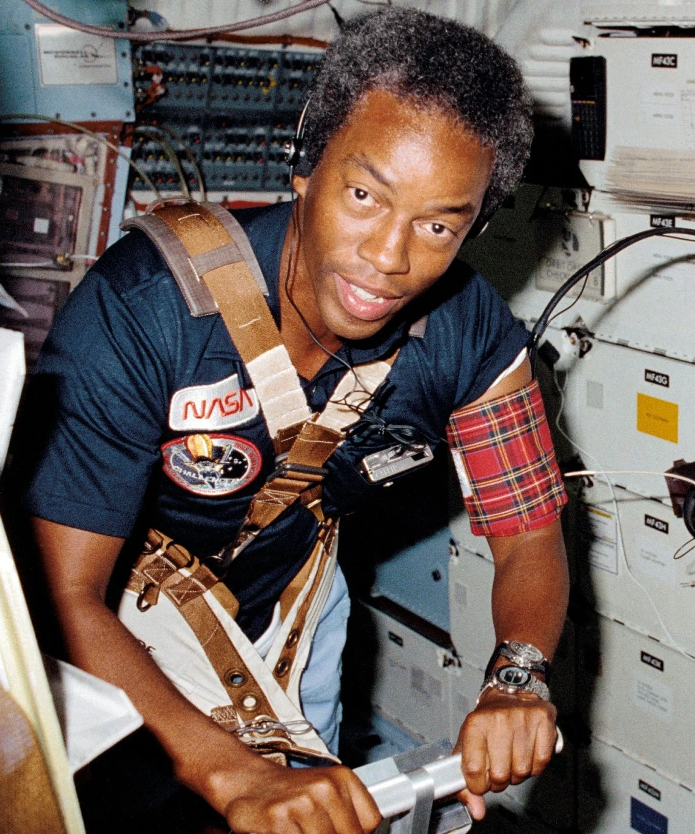 Col. GUY BLUFORD, Ph.D. - You know it's only right that the first African American in space, floating all care-free among the stars, would take off from the birthplace of freedom. Philly, Philly — Philly is where this man’s from!
