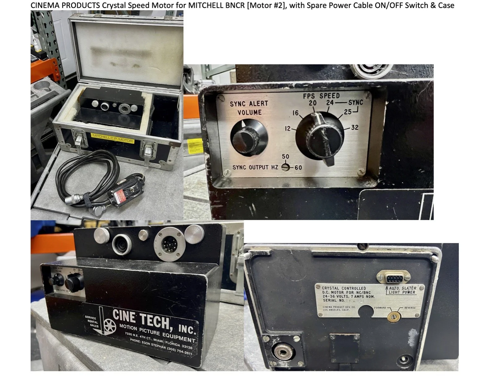 CINEMA PRODUCTS Crystal Speed Control #2