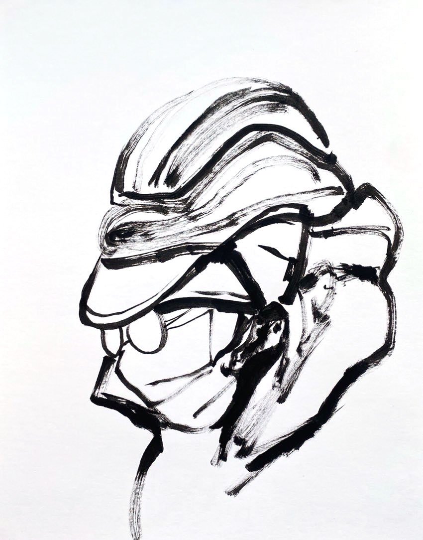 Helmet-Acrylic_on_Paper-36x28-JBR-2023.jpg