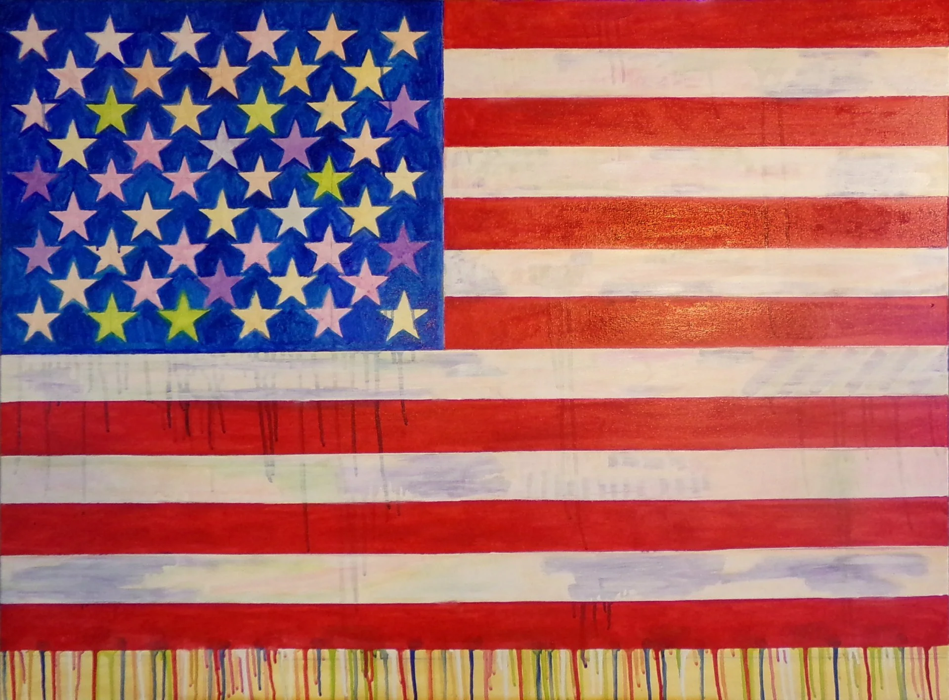 Flag (After Jasper Johns)