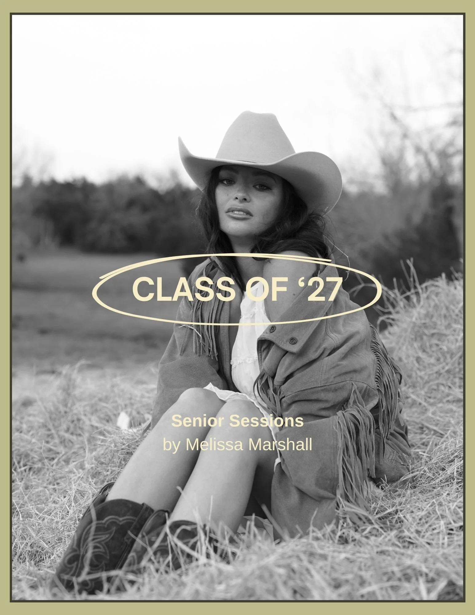 Creative senior portraits in Oklahoma City by Melissa Marshall, blending candid personality, editorial direction, and art-forward imagery for high school seniors.