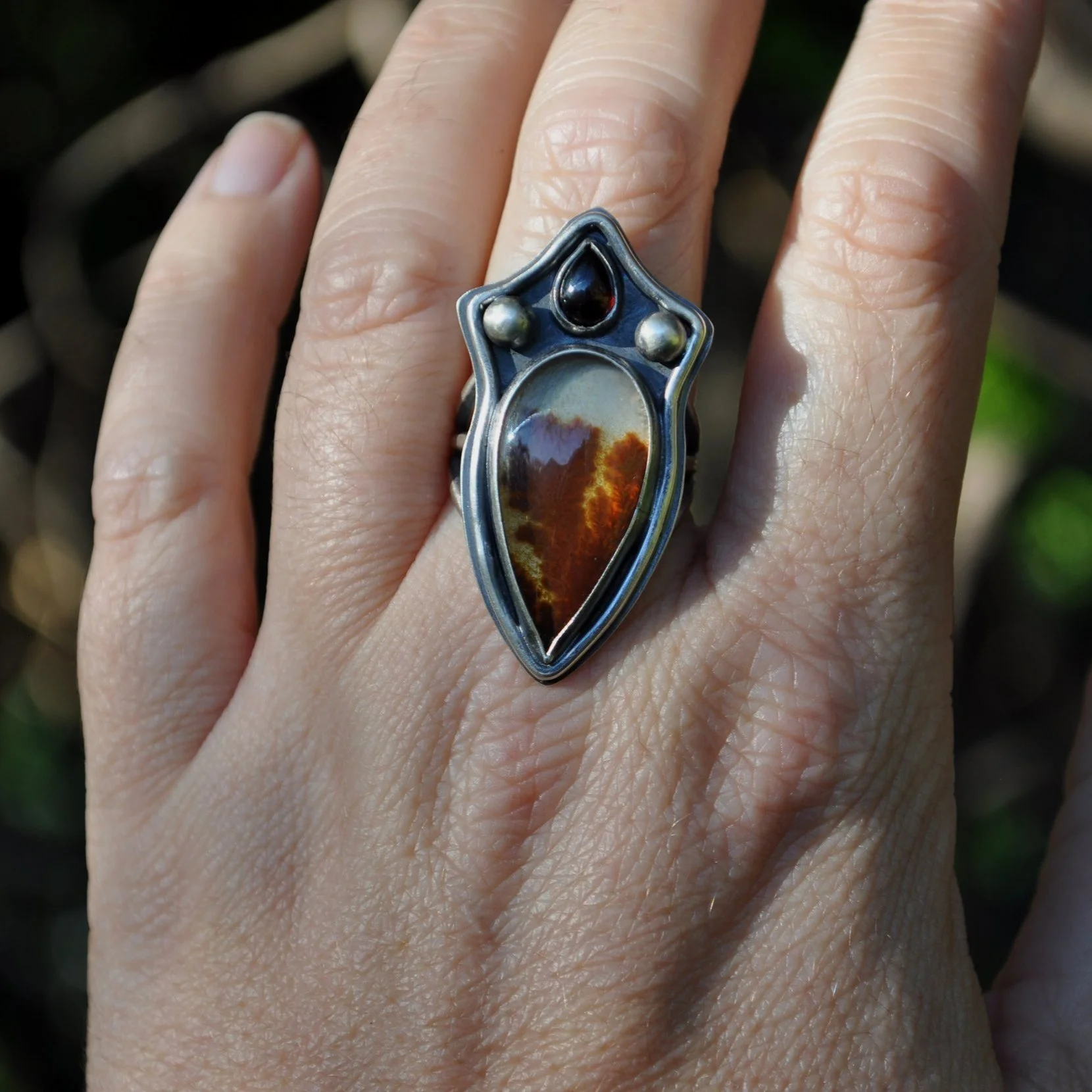 Autumn Fire Ring SIZE 7 — Ruthless Fabrication