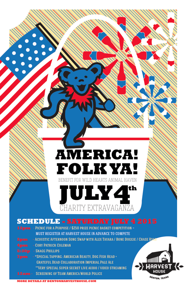 Harvest House | America Folk Ya Event Poster