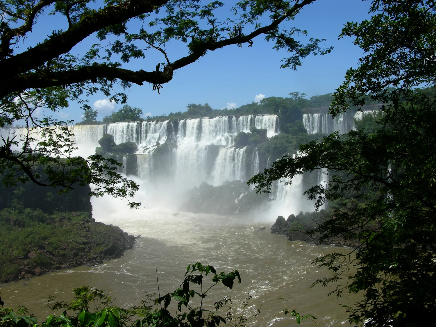 Iguazu water falls