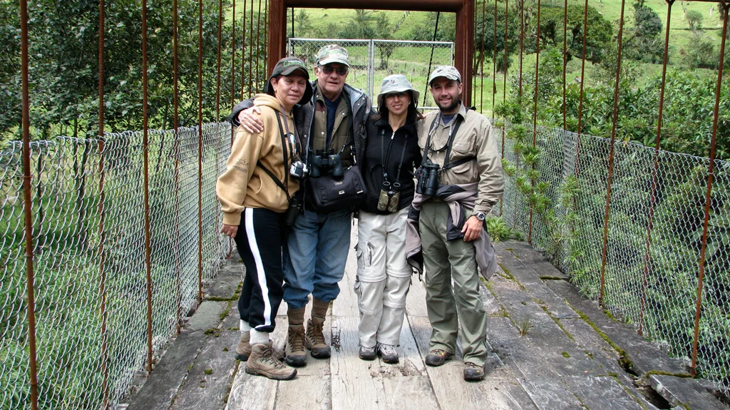 Ecuador Birding & Photography, "Birding friends, my wife and I"