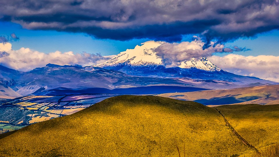 Ecuador Climbing & Hiking, "A view to the east"