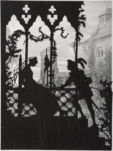 From Lotte Reiniger's animation "Sleeping Beauty" 