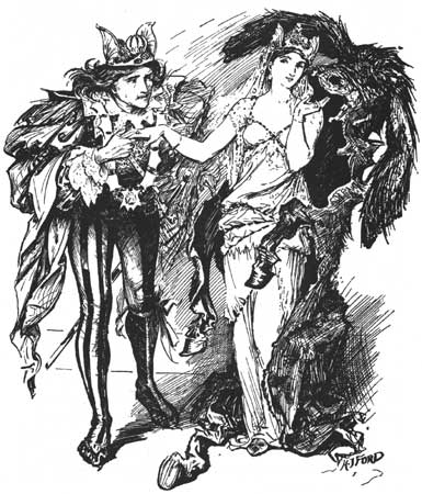 Illustration from Donkeyskin by H.J. Ford