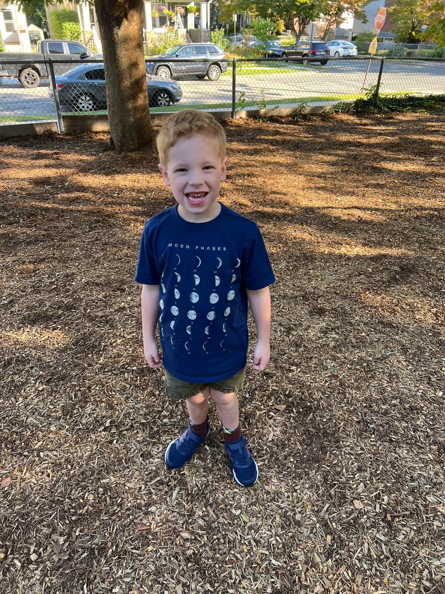 A few pics from Colin&rsquo;s first day of Pre K year 2.
