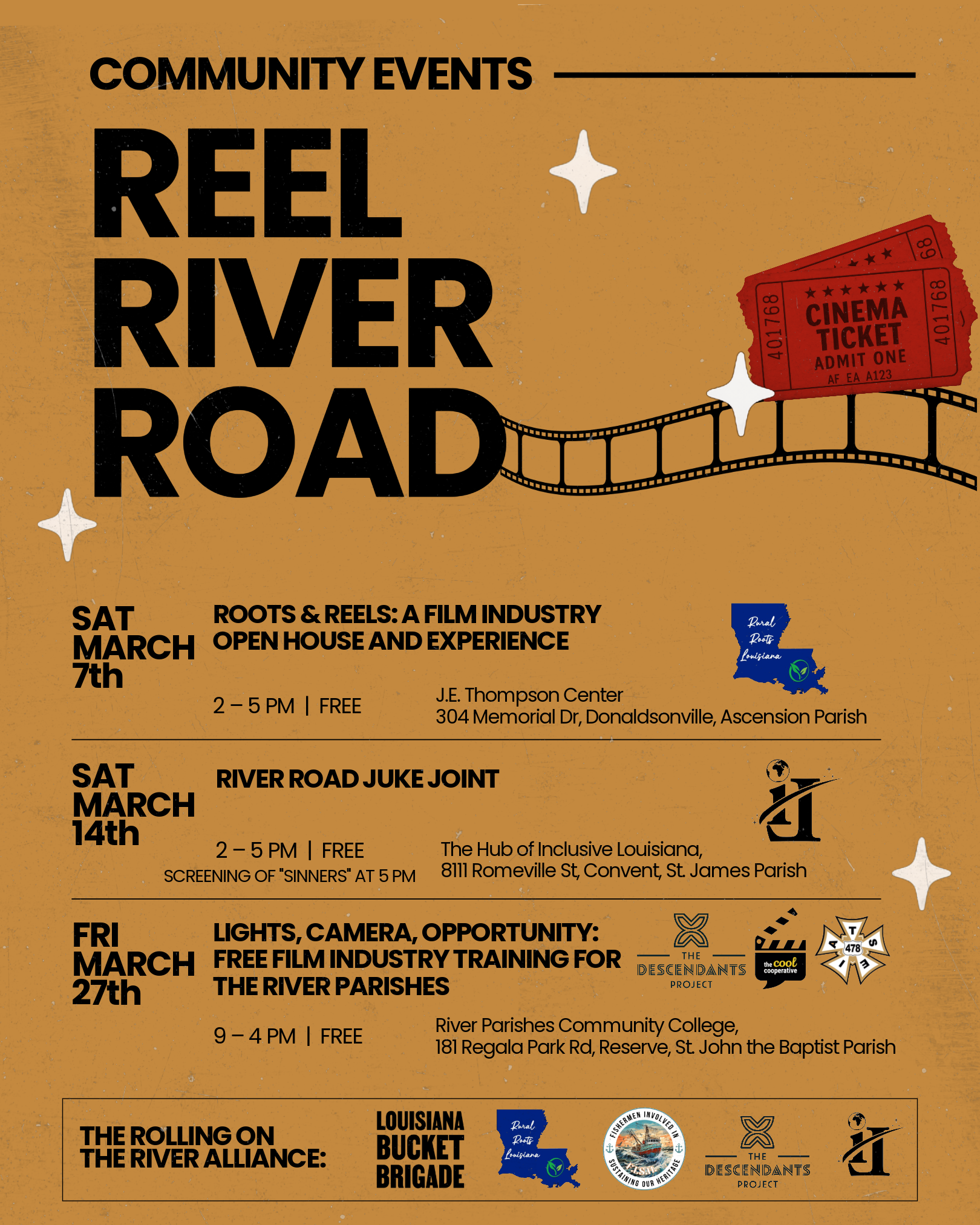 Reel River Road Community Events