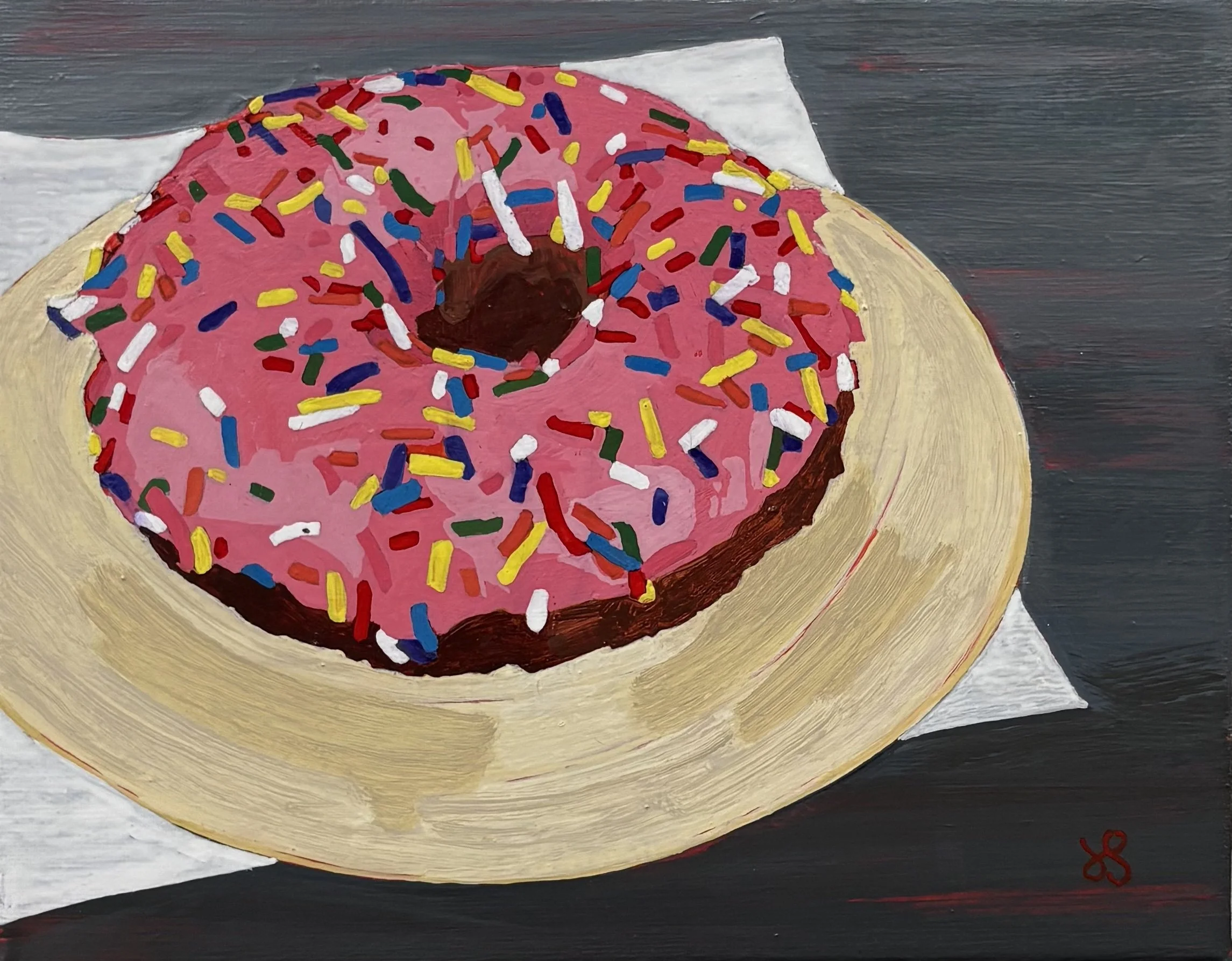   Pink Sprinkles  Acrylic 8” x 10” $190 