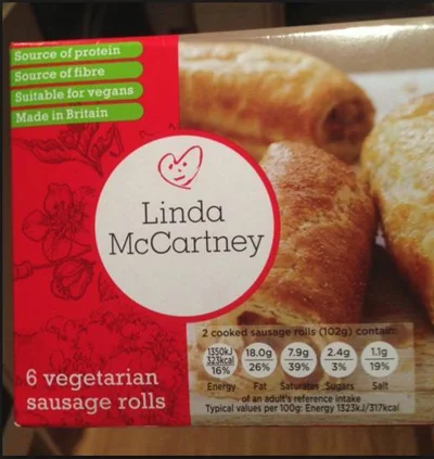  Linda McCartney Food, London, an example from several package designs with my illustrations.&nbsp;&nbsp;Here, at the very end of this   TV ad  , the packages are shown. Paul McCartney is singing here! &nbsp;&nbsp; www.youtube.com/watch?v=EynQgA0tWIQ
