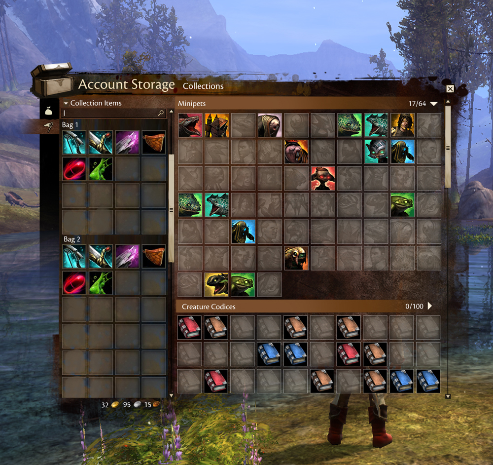 Account Storage/ Collections