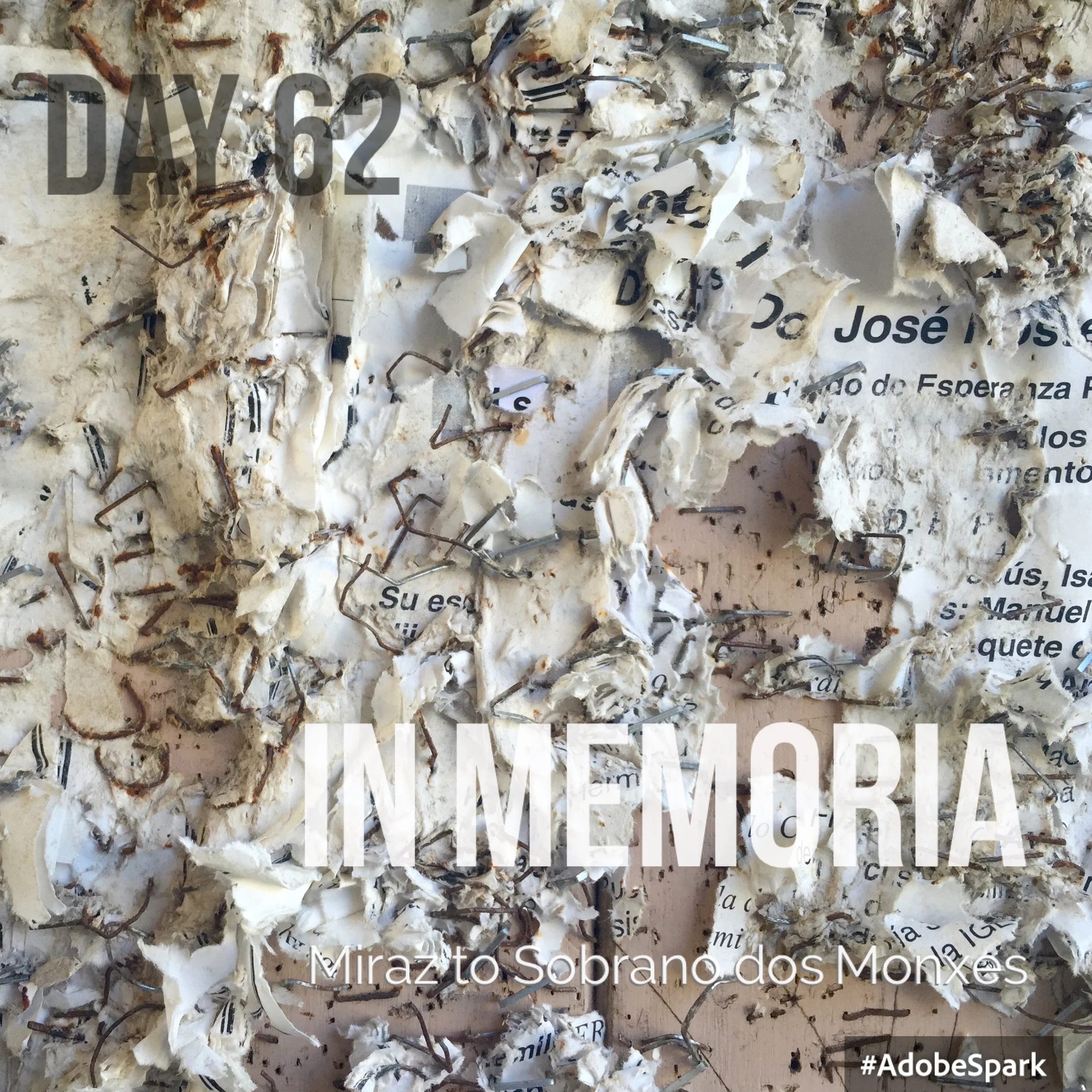 The notice board in the monastery porch is covered with layers of announcements of funerals. Remnants and staples.