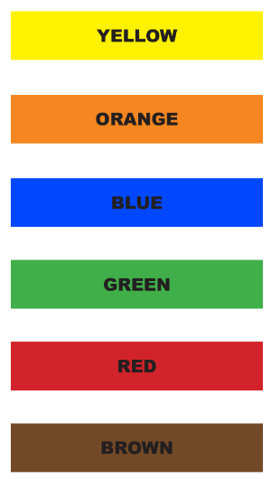 shotokan karate belts in order by color