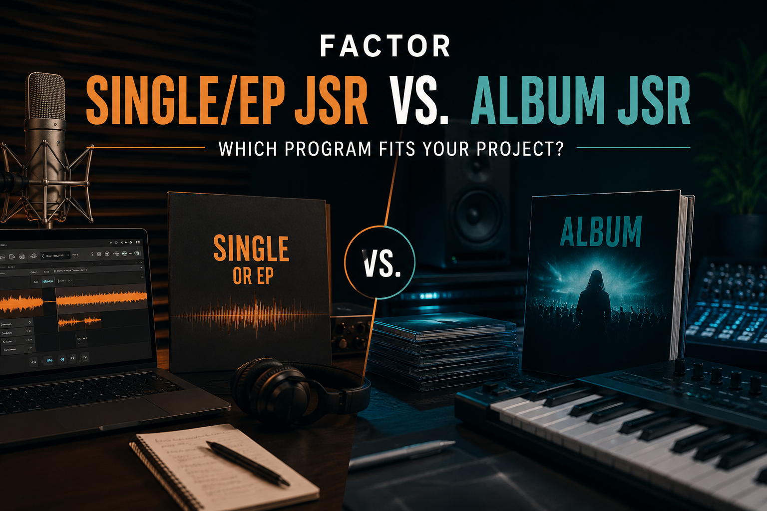 FACTOR Single/EP JSR vs Album JSR: Which Program Fits Your Project?