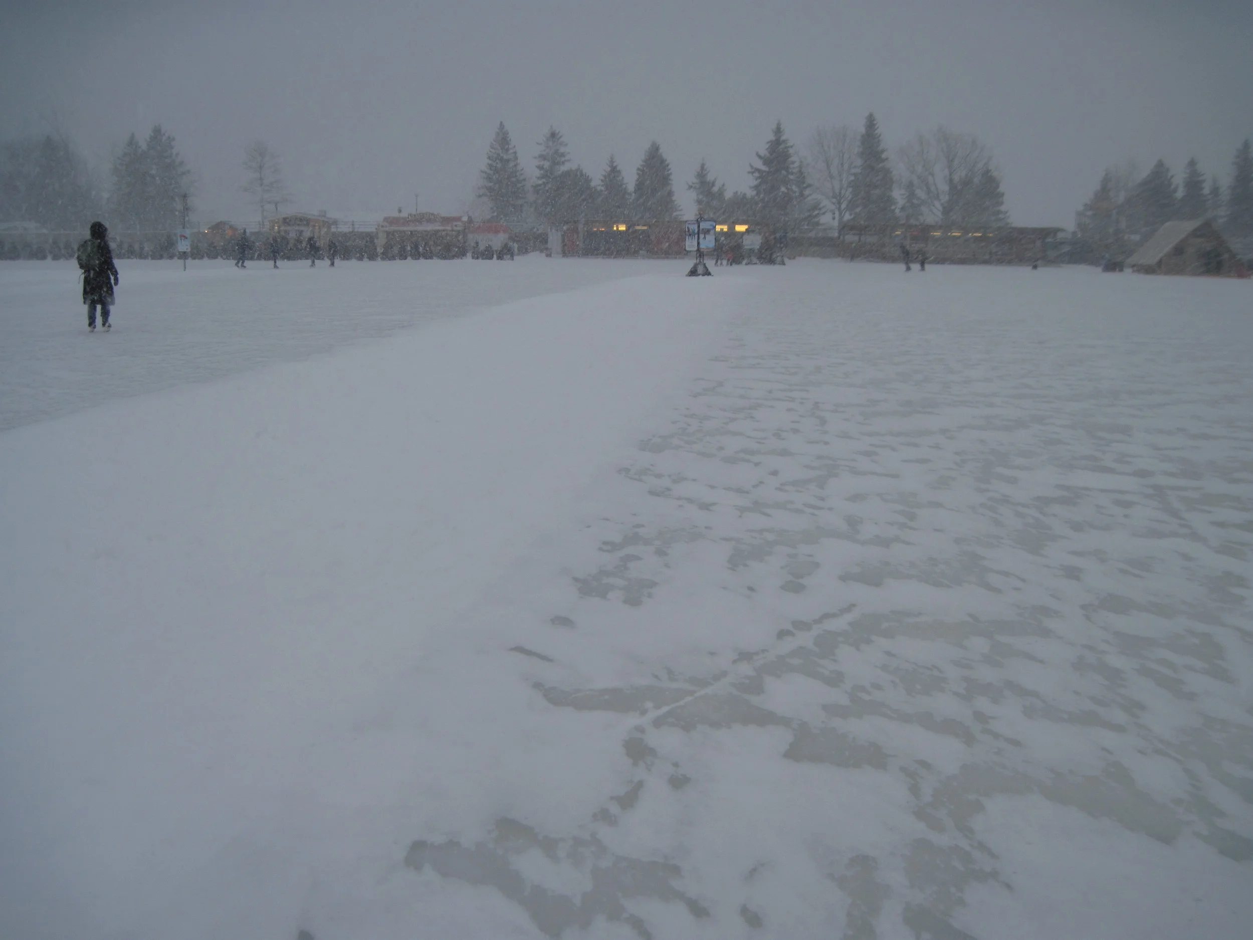 The cold weather returns; the canal reopens -- all the way!