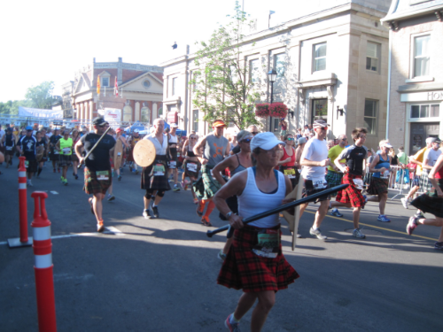 Highland warriors of both genders.