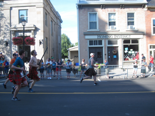 The finish line.