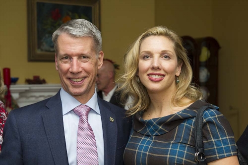 Hon. Andrew Leslie and Dana Cryderman. Photo: Roman Romanovich