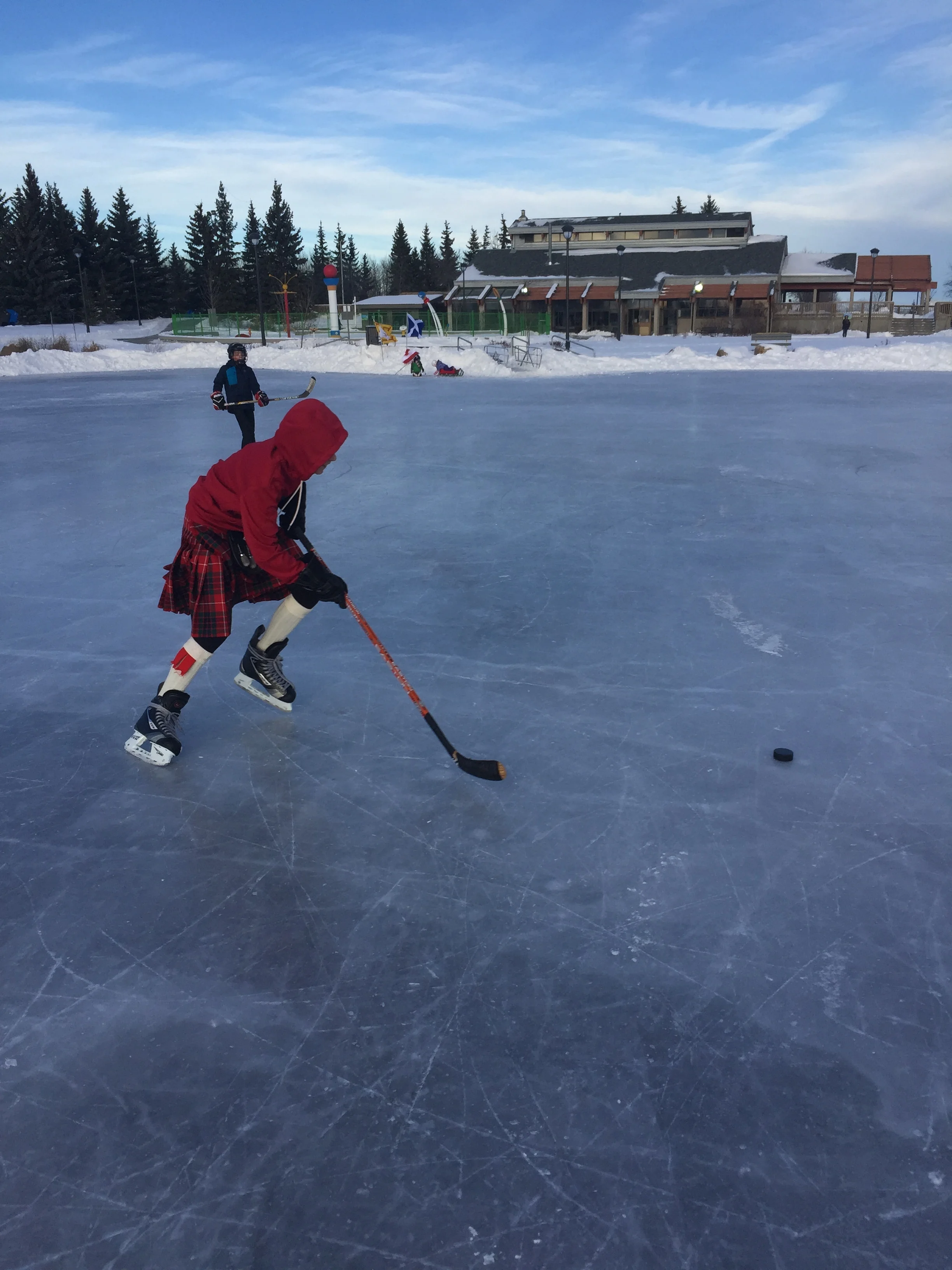 Lloydminster's First Annual Sir John A's Great Canadian Kilt Skate
