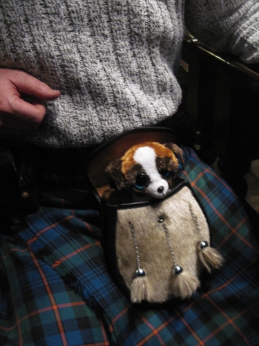 As ever, Karen Upper is so very generous with her gifts to her friends. This is "Ginger," she says. Ginger has a new home.