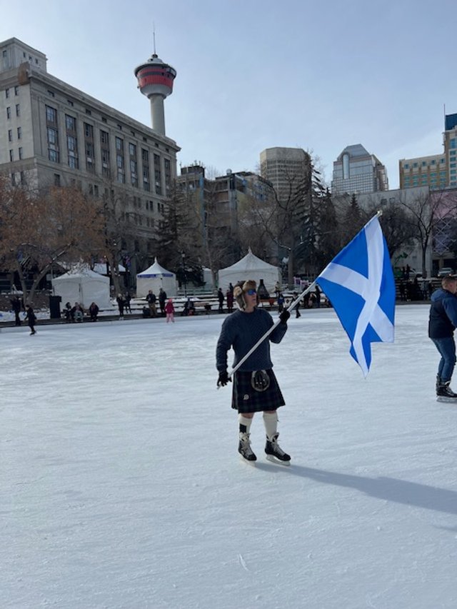 A Perfect Kilt Skate Day in Calgary