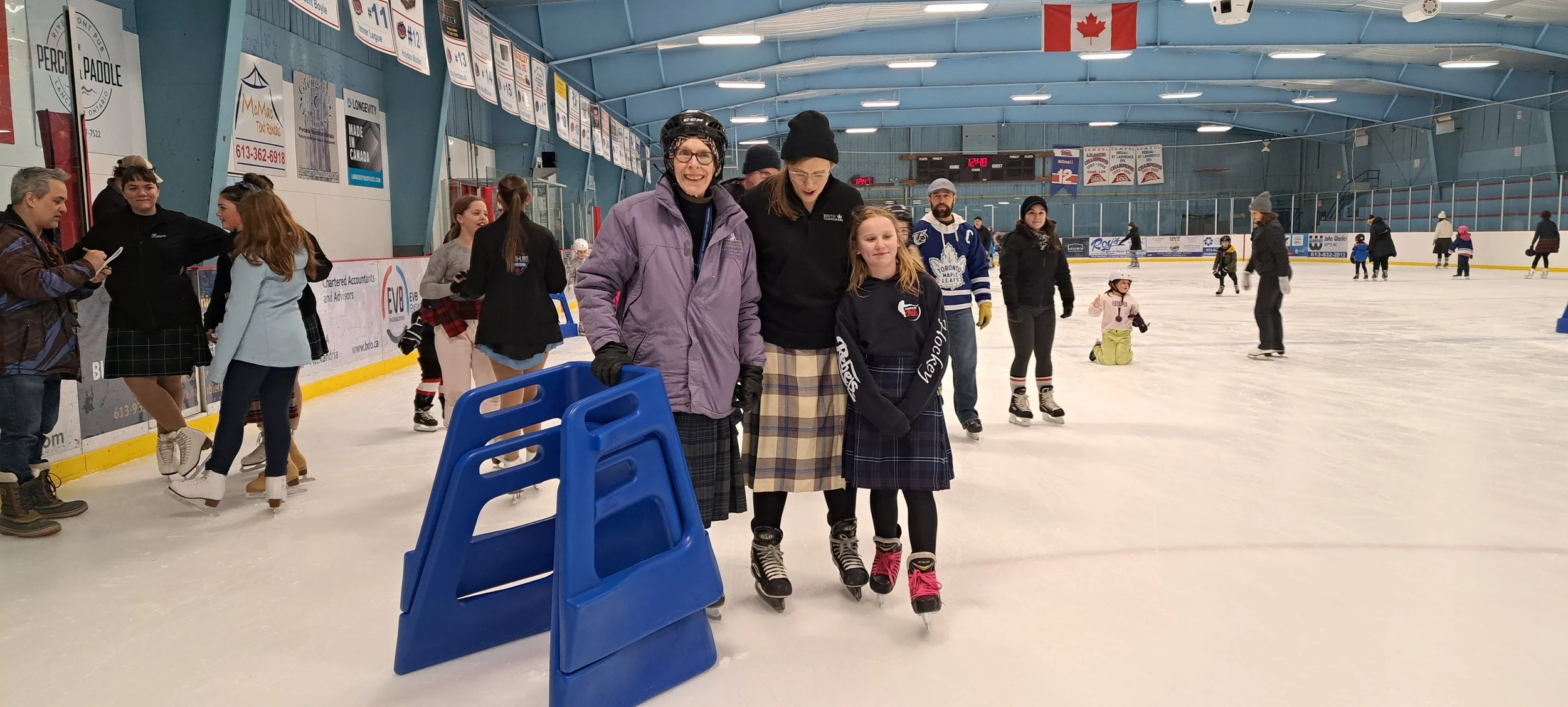 Kilt Skate in South Glengarry