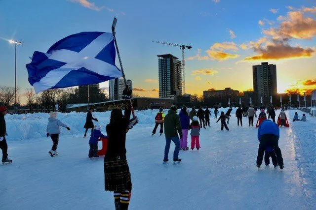 First-ever Kilt Skate in Halifax
