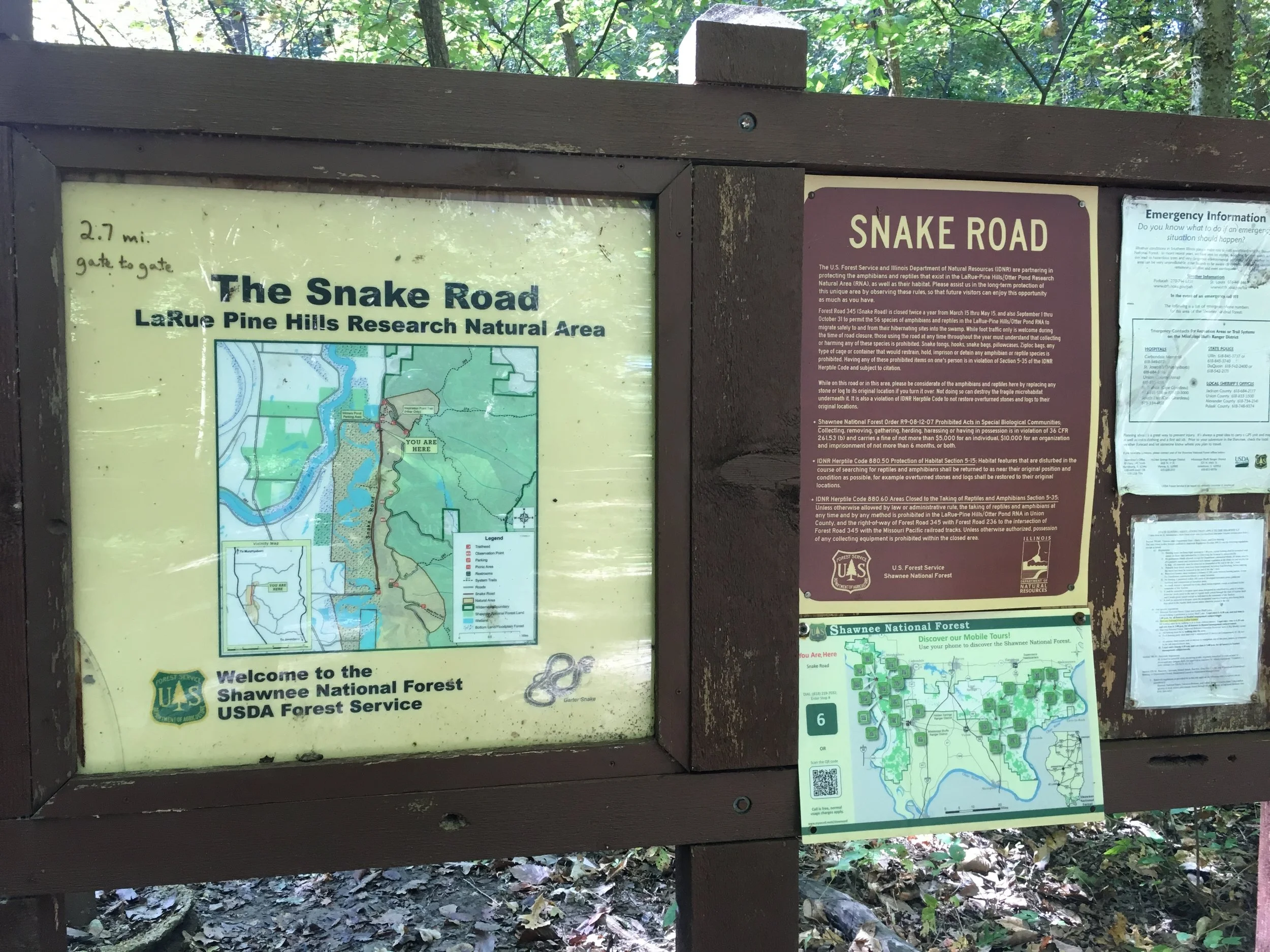 Snake 421 Route Map Snake Road: A Southern Illinois Reptilian Paradise — Field Ecology