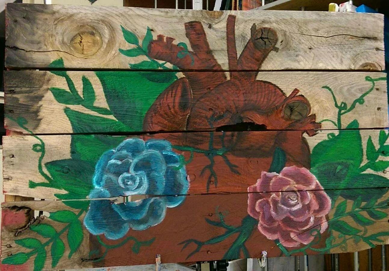 Oil on Wooden Pallete 2016
