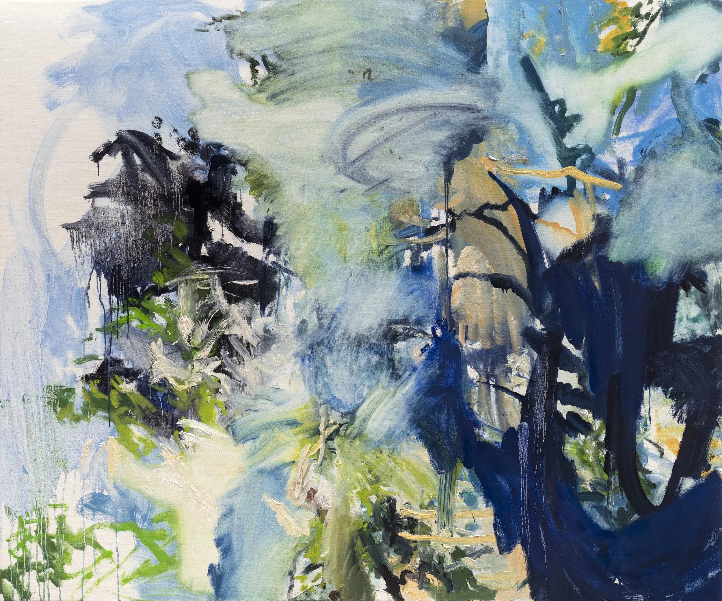Polar Strike 60in x 72in, oil on linen, 2018