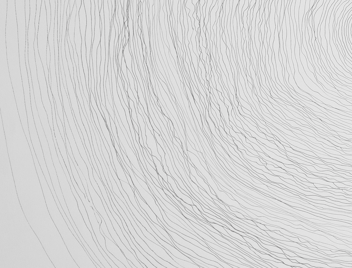 Shiver Lines at 32ºF/0ºC ink on paper ryan meyer