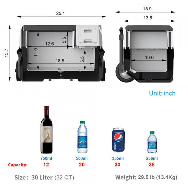 32 Quart Capacity