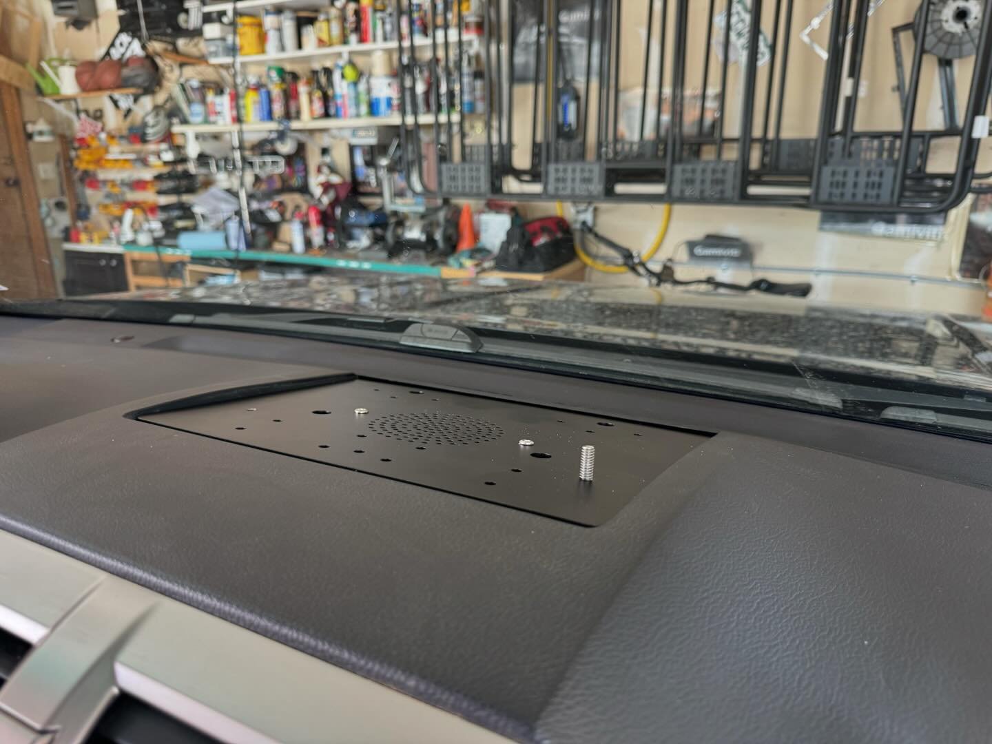 Gen2 #dashboardaccessory panel for the #gx460 is released and in stock.  No-drill install, matte finish, pre-drilled for any number of phone, tablet, charging, and gps accessories mounted to your dash.  See the video at https://www.gamiviti.com/dashb