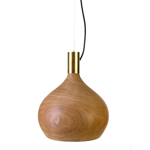 Hanglamp Hout Amphora